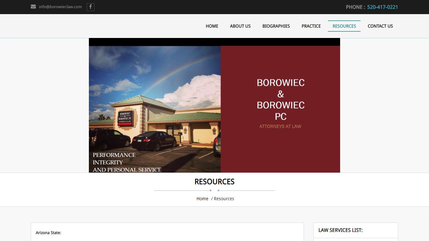 Resources – Borowiec & Borowiec PC